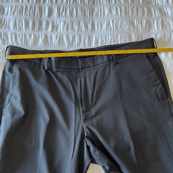 PERRY ELLIS Portfolio Men Black Lightweight Dress Pants Business Office Washable - Picture 8 of 10